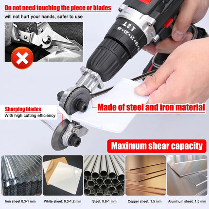Sheet Metal Cutter Drill Attachment, Steel Sheet Cutter – image 4