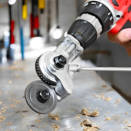 Sheet Metal Cutter Drill Attachment, Sheet Metal Shears for Cordless Drill, Steel Sheet Cutter, Power Tool Accessories