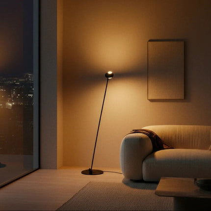 Arc Floor Lamps for Living Room, Modern Standing Lamp with Dual Heads, Contemporary Floor Lamp for Bedroom and Office_00