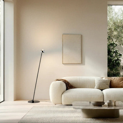 Arc Floor Lamps for Living Room, Modern Standing Lamp with Dual Heads, Contemporary Floor Lamp for Bedroom and Office_02