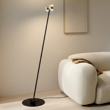 Arc Floor Lamps for Living Room, Modern Standing Lamp with Dual Heads, Contemporary Floor Lamp for Bedroom and Office_04