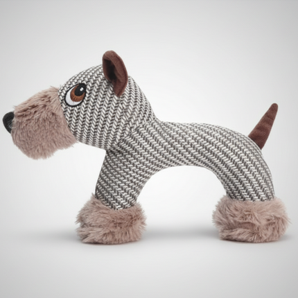 Indestructible Dog Toy with Interactive Design for Chewing and Fetch | Plush Sensory Play for All Breeds