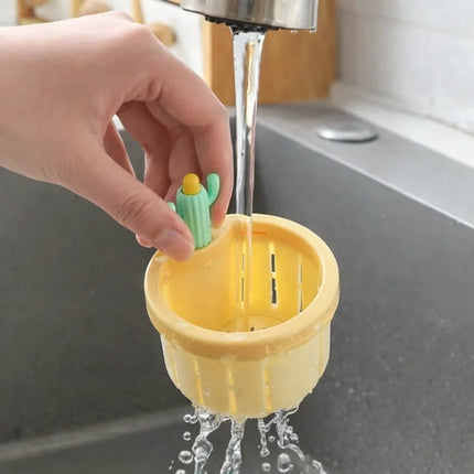 Stainless Steel Sink Strainer Basket Set, Anti-Clog Kitchen Drain Filter That Catches Food Scraps