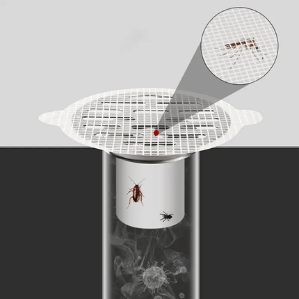 Shower Drain Hair Catcher, Disposable Shower Drain Cover Sticker – image 10