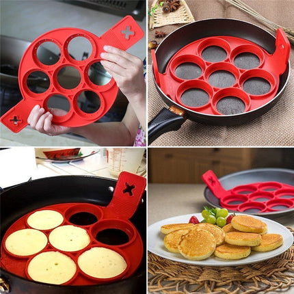 Silicone Pancake Mold with Non-Stick Design | Fun Shapes for Perfect Breakfasts