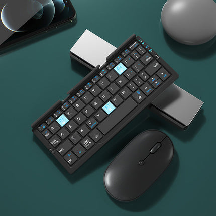 Bluetooth Folding Keyboard with Compact Design | Portable Typing Solution for Travel