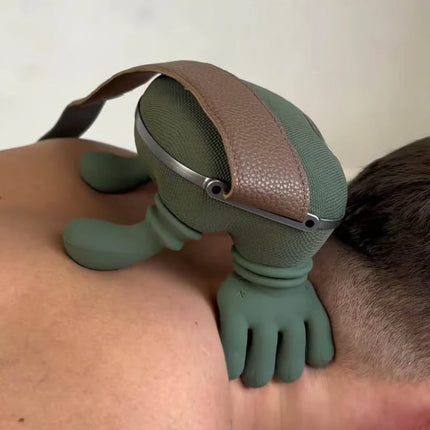 Heated Neck Massager with Vibration Function | Portable Device for Relaxation at Home or Travel