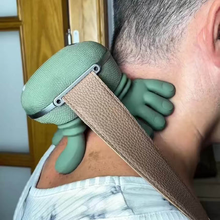 Portable Electric Neck Massager with Rechargeable Battery | Soothing Relief for Tension in Shoulders and Neck