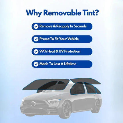 Window Tint for Cars, Heat and UV Blocking Privacy Window Film