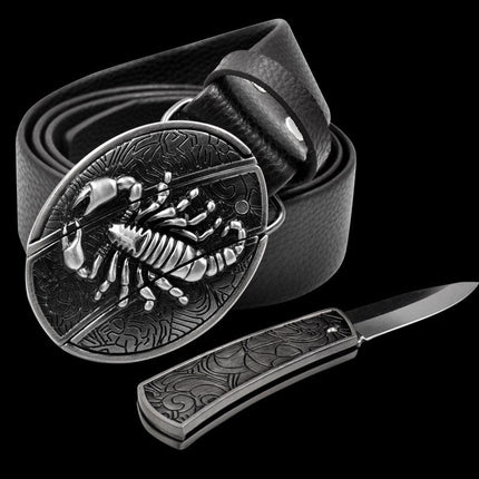 Self-Defense Belt with Hidden Knife Compartment | Discreet Protection Gear