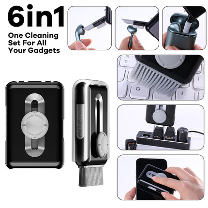 6-in-1 Headset Cleaning Brush with Ergonomic Design | Efficient Tool for Audio Gear Maintenance