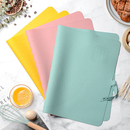 Extra Large Silicone Baking Mat with Non Stick Surface for Rolling Dough, Wipe Clean Pastry Mat in 3 Colour Options