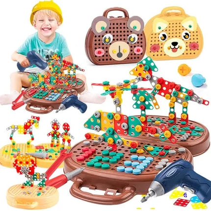 Montessori Toys Construction Drill Set