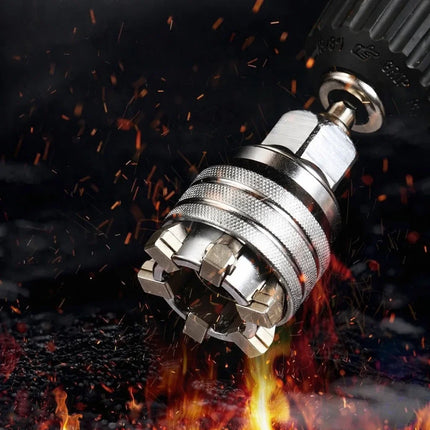 Adjustable Socket Wrench with Ergonomic Handle | Versatile Tool for Home and Auto Repairs