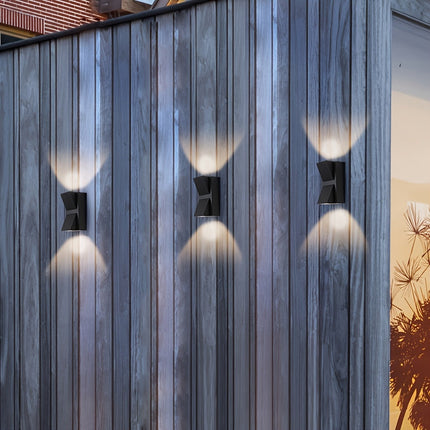 Modern LED Outdoor Wall Light with Waterproof Design | Energy Efficient Illumination for Porch or Garden