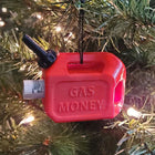 Christmas Ornaments, Gas Can Christmas Tree Ornament with Money Holder, Funny Stocking Stuffer, White Elephant Gift