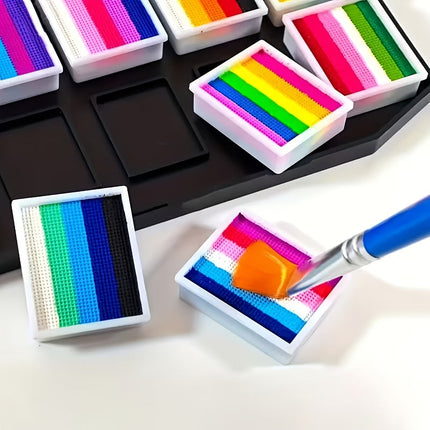 Glow-in-the-Dark Face Paint Set with Neon Colors | UV Reactive Paint for Festivals and Parties
