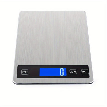 15kg Digital Kitchen Scale with USB Rechargeable Battery | Waterproof Design for Accurate Food Measurements
