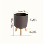 Ø14 cm × Height 19.5 cm / Black