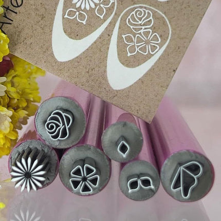 Nail Art Stamp Pen Set with Dual-Tip Design | Easy Application for Stunning Designs
