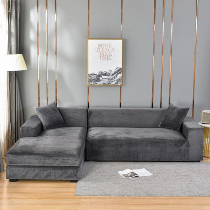 Stretchable Sofa Cover with Anti-Slip Design | Easy Fit for Furniture Protection