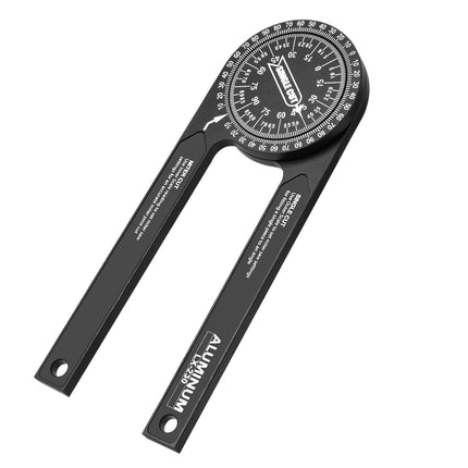 Angle Measuring Ruler, Captures and Transfers Any Angle for Crown Moulding, Pipe Cutting, Flooring and Tiling Layout