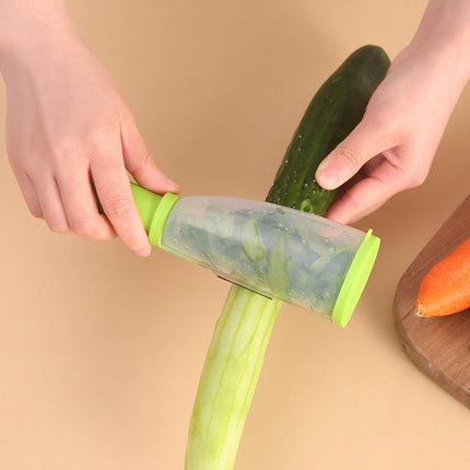 Versatile Vegetable Peeler with Built-in Storage | Ergonomic Design for Effortless Vegetable Prep