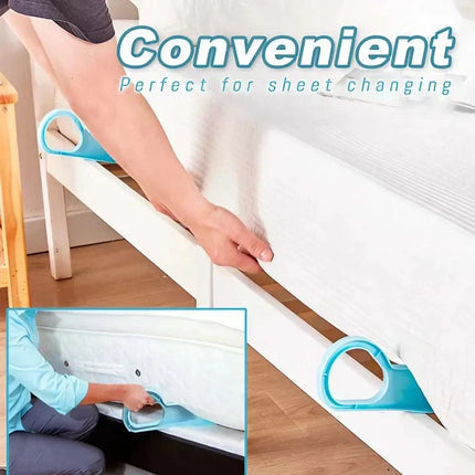 Mattress Lifter Wedge for Changing Sheets, 3 to 5 Inch Bed Lift with Ergonomic Grip, Fits California King