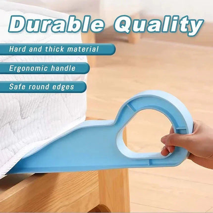 Mattress Lifter Wedge for Changing Sheets, 3 to 5 Inch Bed Lift with Ergonomic Grip, Fits California King