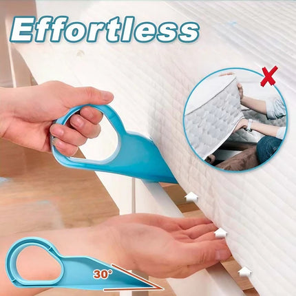 Mattress Lifter Wedge for Changing Sheets, 3 to 5 Inch Bed Lift with Ergonomic Grip, Fits California King