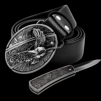Self-Defense Belt with Hidden Knife Compartment | Discreet Protection Gear