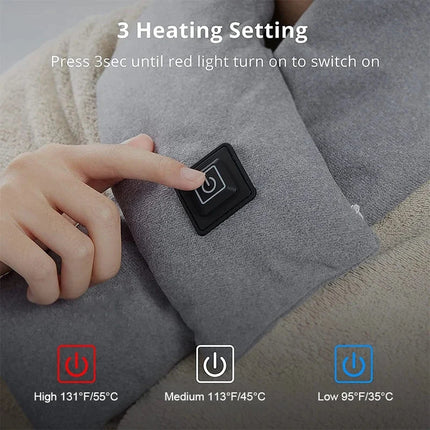 Heated Winter Scarf, Soft Cotton Scarf for Cold Weather – image 5