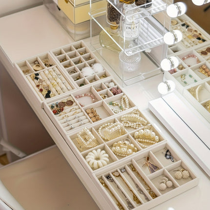 Jewelry Organizer Tray for Mother's Day with Durable Nylon | Compact Drawer Storage for Easy Access to Accessories