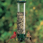 Bird Feeders for Outside, Tube Bird Feeder for Cardinals, Squirrel Proof Bird Feeder with 4 Feeding Ports