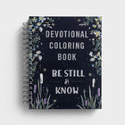 Coloring Books, Devotional Coloring Book with 160 Pages, Spiral Bound Hardcover Devotional Book for Stress Relief