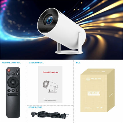 Mini Projector for Home Theater and Outdoor Movies, Portable Full HD Video Projector with Built In Speakers, US EU AU UK Plug