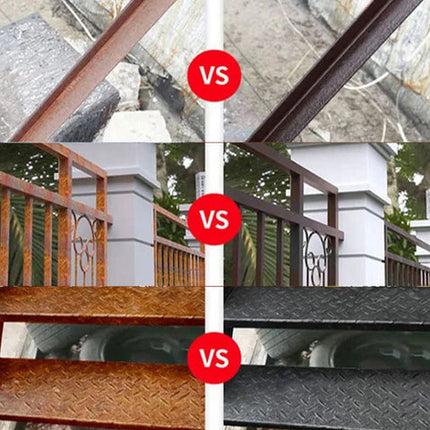 Anti-Rust Paint for Metal Surfaces, Protective Coating in 3 Colours That Covers Rust Without Scraping or Sanding