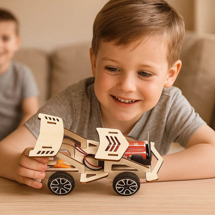 STEM Educational Construction Kit for Kids with 10 Build Options | Creative Learning Toys for Problem-Solving Skills