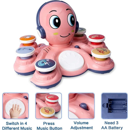 Interactive Musical Toy with Friendly Octopus Design | Engaging Playset for Early Learning and Sensory Development