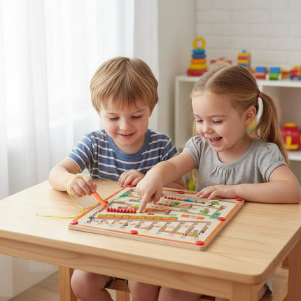 Magnetic Maze Toy for Toddlers with Portable Design | Engaging Activity for Fine Motor Skill Development