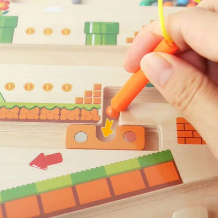 Magnetic Maze Toy for Toddlers with Portable Design | Engaging Activity for Fine Motor Skill Development
