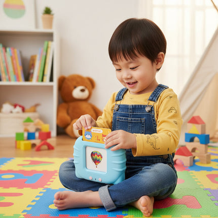 Interactive Toddler Reading Gadget with Sound-Assisted Flash Cards | Engaging Learning Tool for Early Literacy Skills