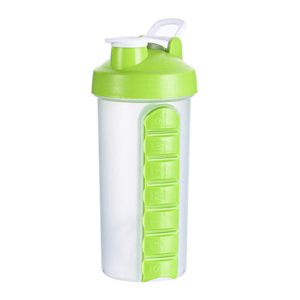 Daily Pill Organizer Water Bottle with Leak-Proof Design | Convenient Hydration for Medication Management