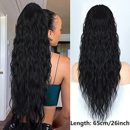 Ponytail Hair Extensions, Synthetic Hair Volume Extension and Hair Piece – image 24