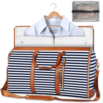 Travel Garment Bag for Suits and Dresses, Hanging Clothes Carrier for Trips and Wardrobe Storage