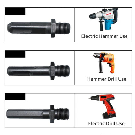 Log Splitter Drill Bit, Heavy Duty Firewood Splitting Tool in High Carbon Steel