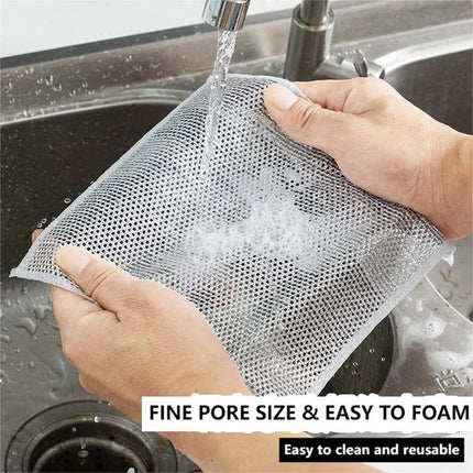 Wire Cleaning Rags, Dish Cloth and Dish Scrubber for Pots and Glass – image 4