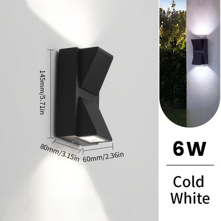Modern LED Outdoor Wall Light with Waterproof Design | Energy Efficient Illumination for Porch or Garden