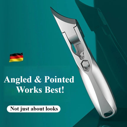 Toenail Clippers with Deep Reach Tip, Angled Edge Fingernail Clipper – image 4