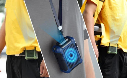 Portable Mini Fan with Rechargeable Power Bank | Compact & Versatile for On-the-Go Comfort